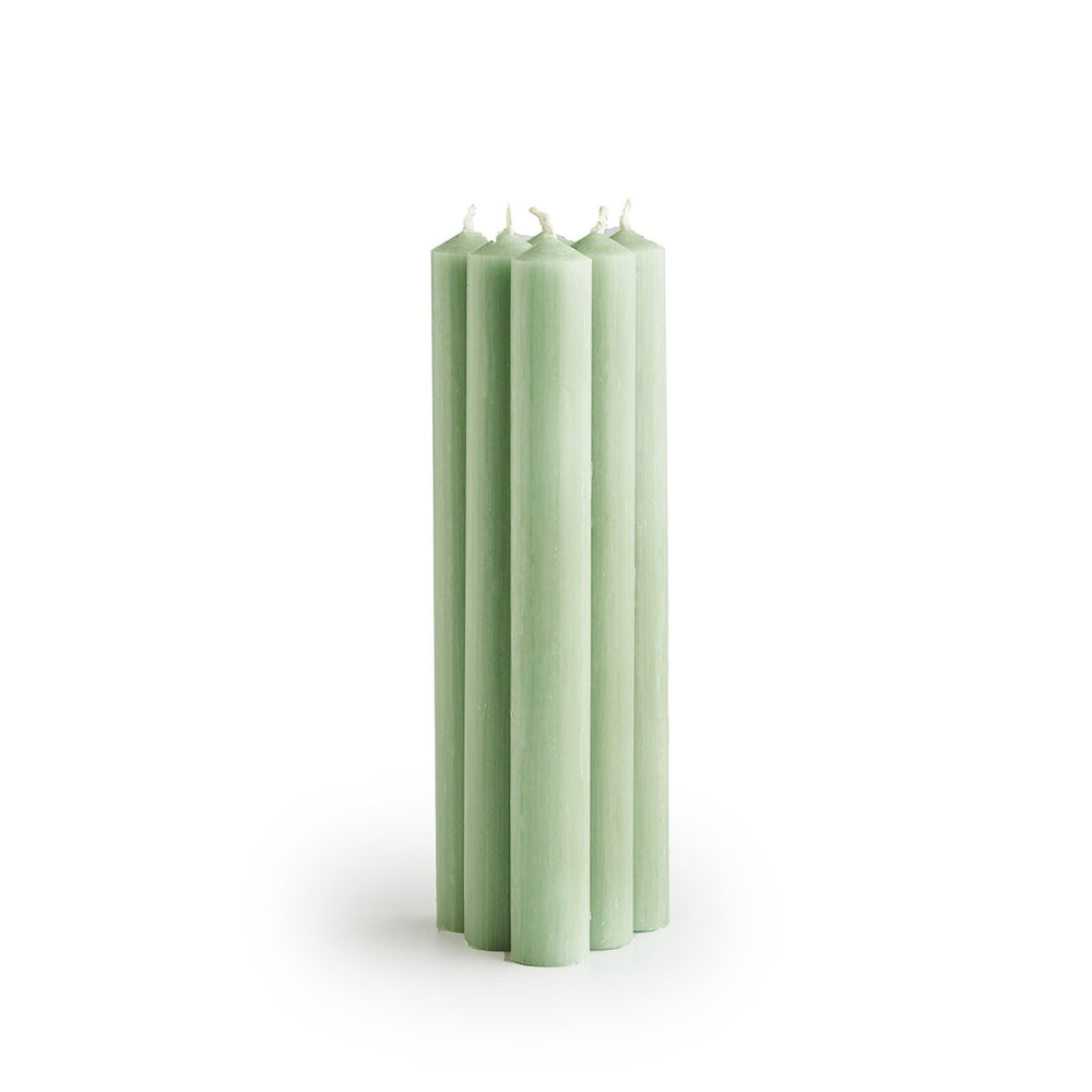 St. Eval Taper Candles - Green