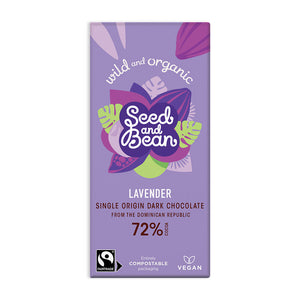 Lavender Dark Chocolate 72% Bar