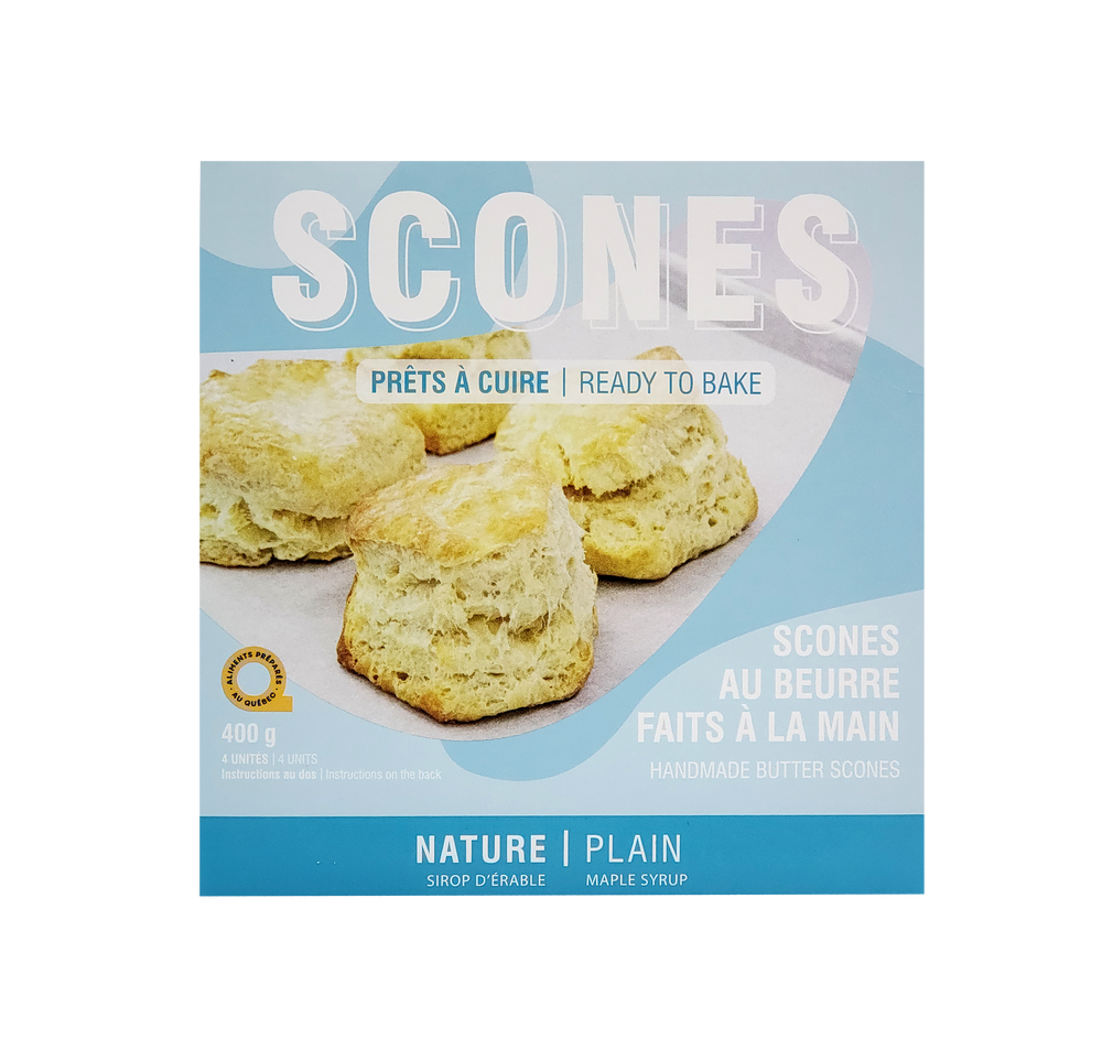 Plain Scones w/ Maple Syrup