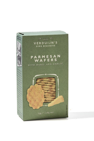 Parmesan Wafers with Basil and Garlic