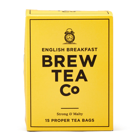 Brew Tea Co. English Breakfast Tea - 15 Proper Tea Bags