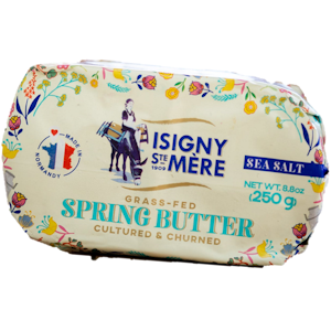 Isigny Grass-Fed Spring Butter w/ Sea Salt 250g