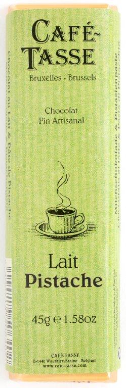 Cafe Tasse Milk Chocolate with Pistachio