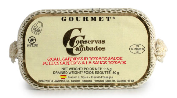 Conservas de Cambados Small Sardines in Tomato Sauce