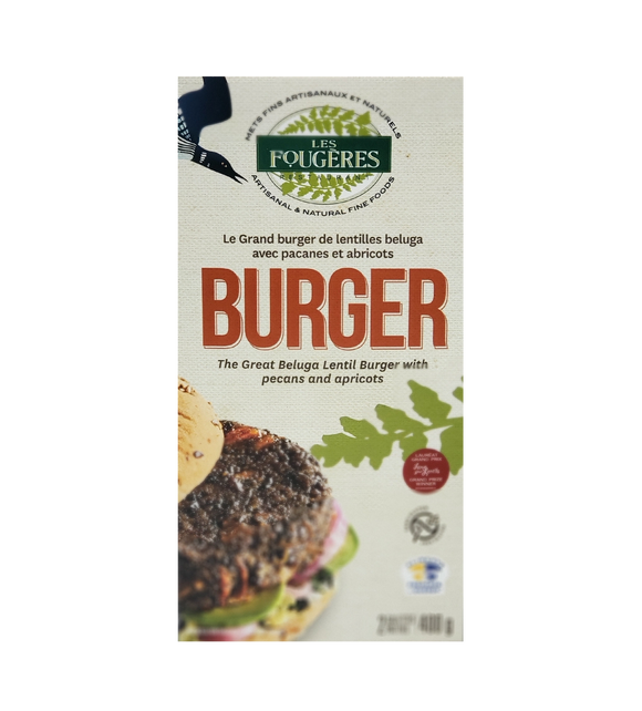 Beluga Lentil Burger