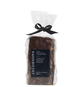 Jacobsons Dark Chocolate Almond Bark 400g