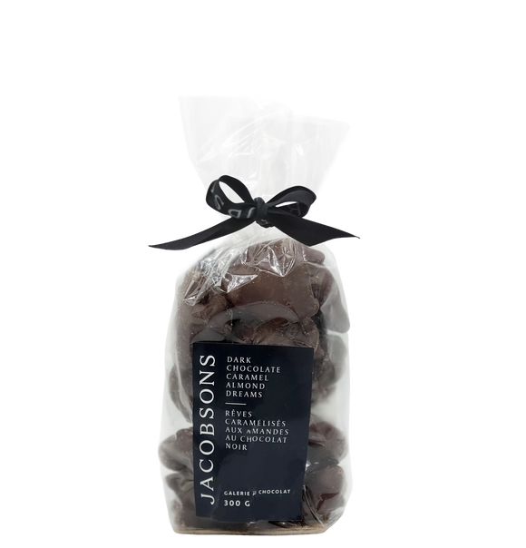 Jacobsons Caramel Dark Almond Dreams 300g