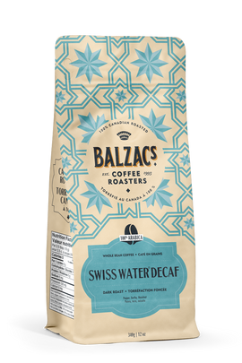 Balzac's Swiss Water Decaf Whole Bean Coffee 340g