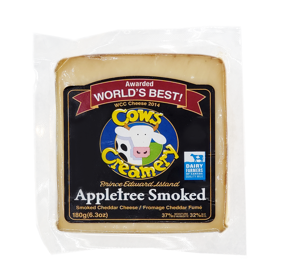 COWs Creamery Appletree 2yr Smoked Cheddar 180g