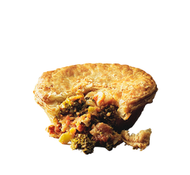 Sweet Potato Masala Pie