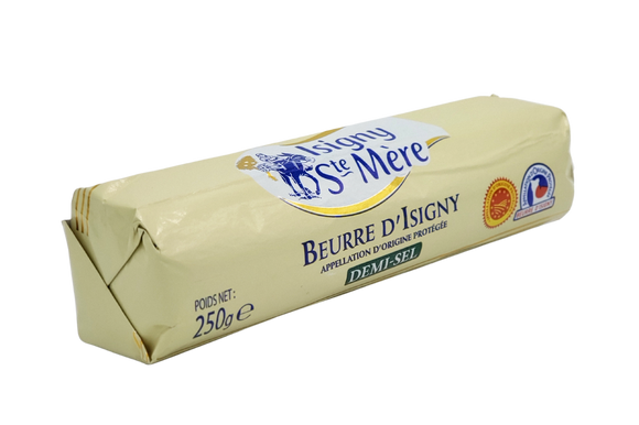 Isigny AOP Salted Butter en Rouleau 250g
