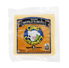 COWs Creamery 3yr Cheddar 200g