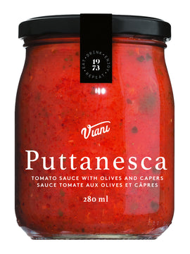 Viani Tomato Sauce with Olives and Capers 280ml