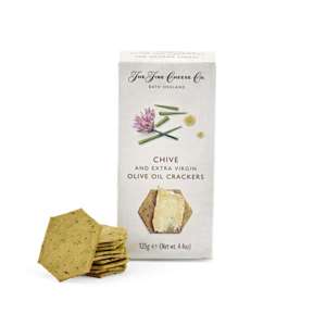 Fine Cheese Co. Chive and Extra Virgin Olive Oil Crackers