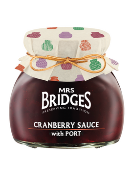 Mrs. Bridges Cranberry Sauce with Port 250g