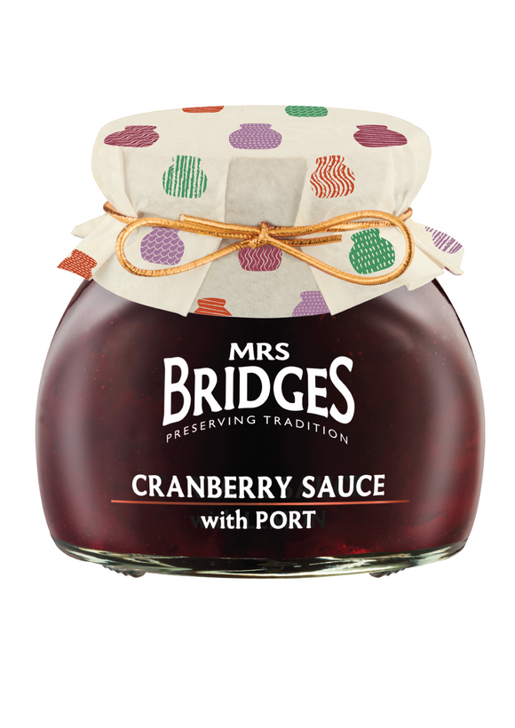 Mrs. Bridges Cranberry Sauce with Port 250g