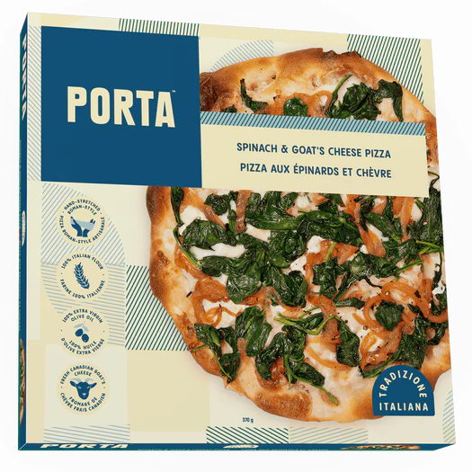 Spinach & Goats Cheese Pizza