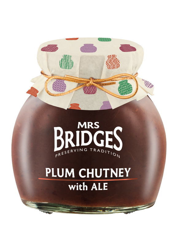 Mrs. Bridges Plum Chutney with Ale