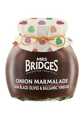 Mrs. Bridges Onion Marmalade with Black Olives and Balsamic Vinegar