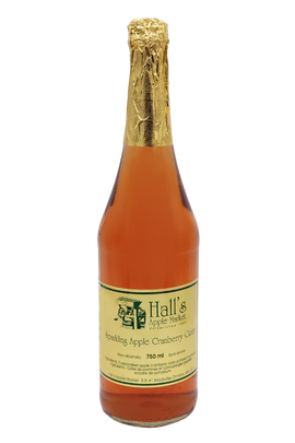 Hall's Sparkling Apple Cranberry Cider 750 mL