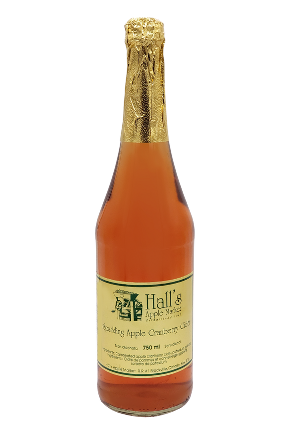 Hall's Sparkling Apple Cranberry Cider 750 mL