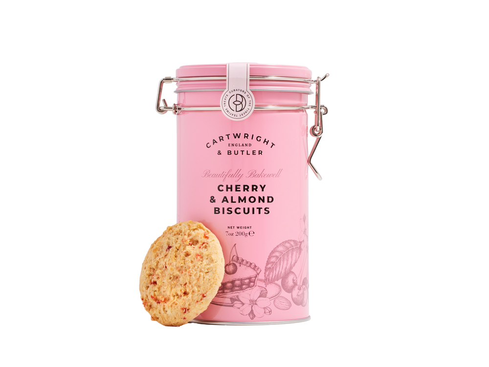 Cherry Almond Biscuit Tin