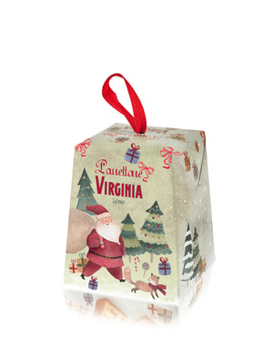 Mini Traditional Panettone - White Christmas Box