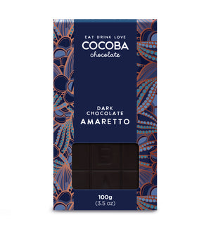 Boozy Dark Chocolate Amaretto Bar