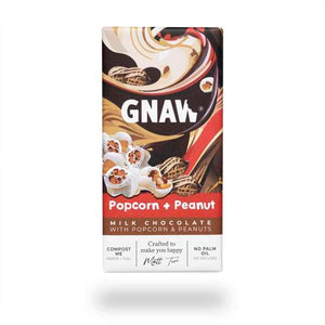 Popcorn and Peanut Milk Chocolate Bar