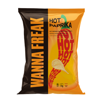 Wanna Freak Hot Paprika Chips