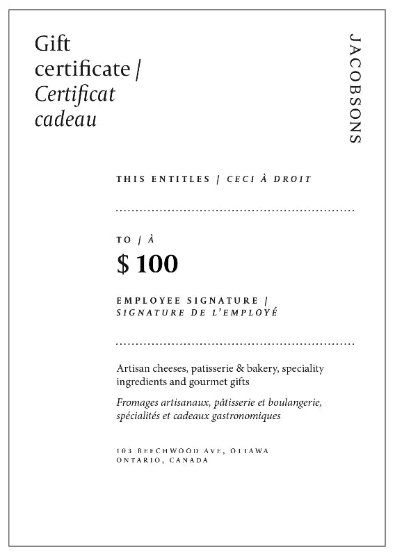 In-store gift card