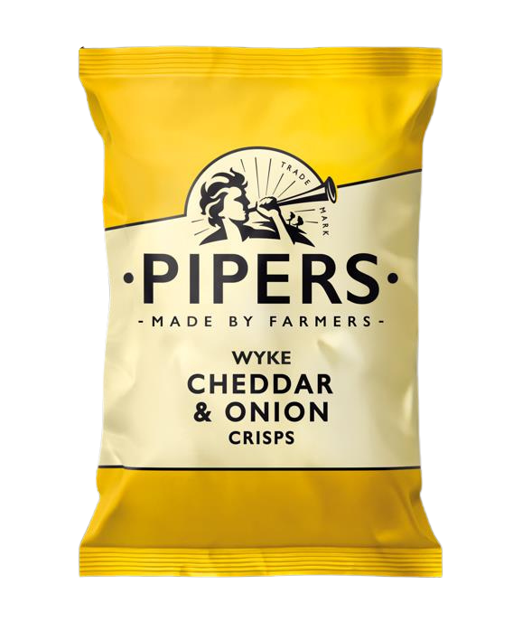 Pipers Lye Cross Cheddar & Onion Crisps