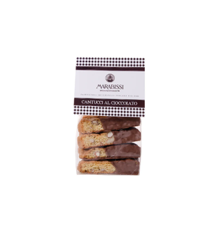 Cantucci Chocolate Dipped with Almonds