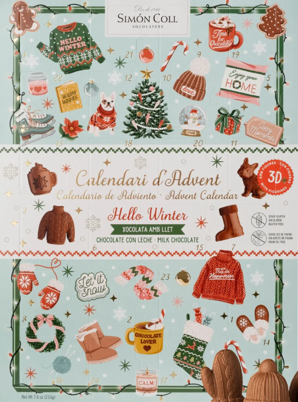 Simon Coll Advent Calendar - Hello Winter