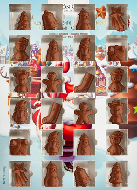 Simon Coll Advent Calendar - Santa Figurines - 0