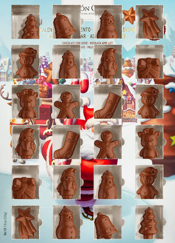 Simon Coll Advent Calendar - Santa Figurines - 0