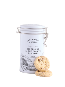 Cartwright & Butler Hazelnut Chocola Biscuits Tin 200g