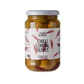 Silver & Green Pitted Chili Gordal Olives