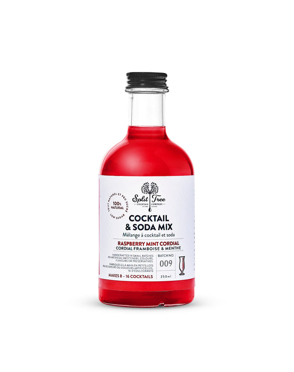 Split Tree Raspberry Mint Cordial 250mL