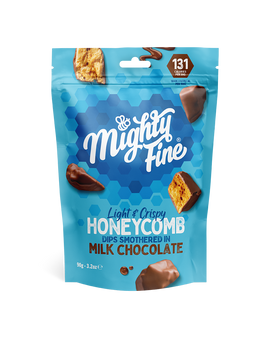 Mighty Fine Milk Chocolate Honeycomb Dips