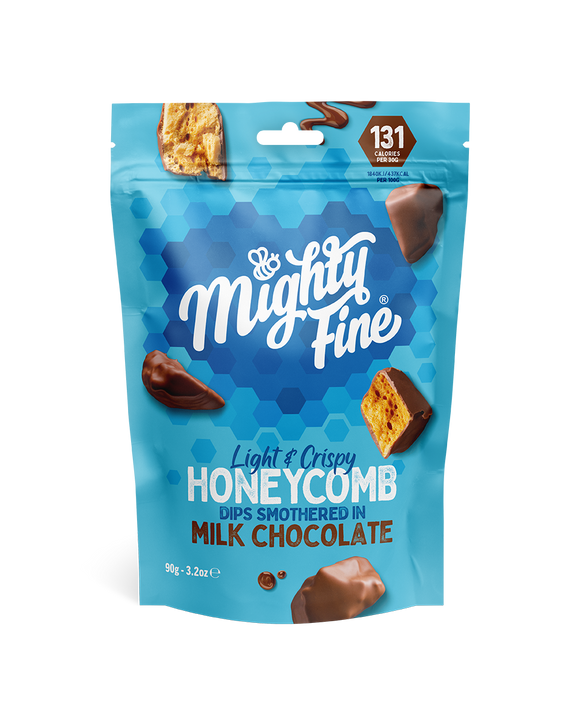 Mighty Fine Milk Chocolate Honeycomb Dips
