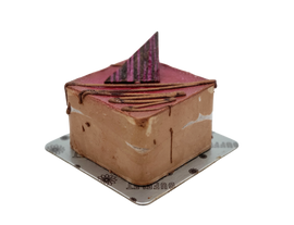 Dufflet Choc. Raspberry Mousse Mini Square