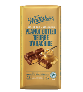 Whittaker's Peanut Butter 33% Chocolate Bar 220g