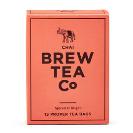 Brew Tea Co. Chai Tea - 15 Proper Tea Bags