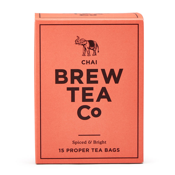 Brew Tea Co. Chai Tea - 15 Proper Tea Bags