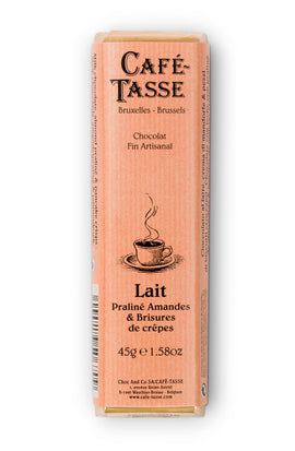 Cafe Tasse Milk Chocolate with Praline and Crepe