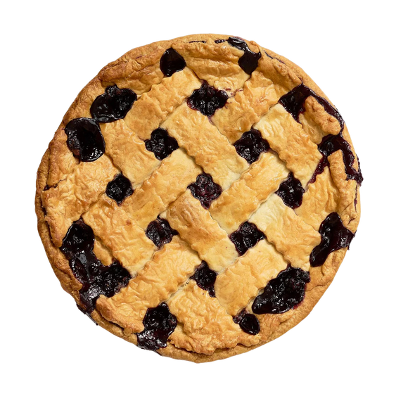 Wild Blueberry Pie