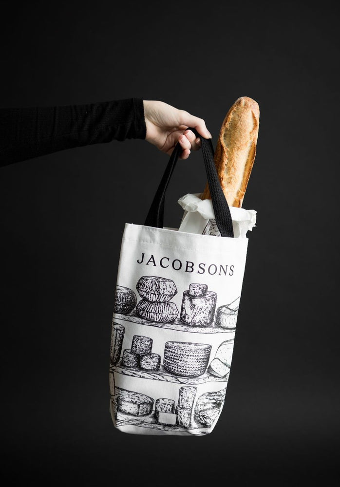 
            
                Load image into Gallery viewer, Jacobsons Cheese Wall Tote Bag
            
        