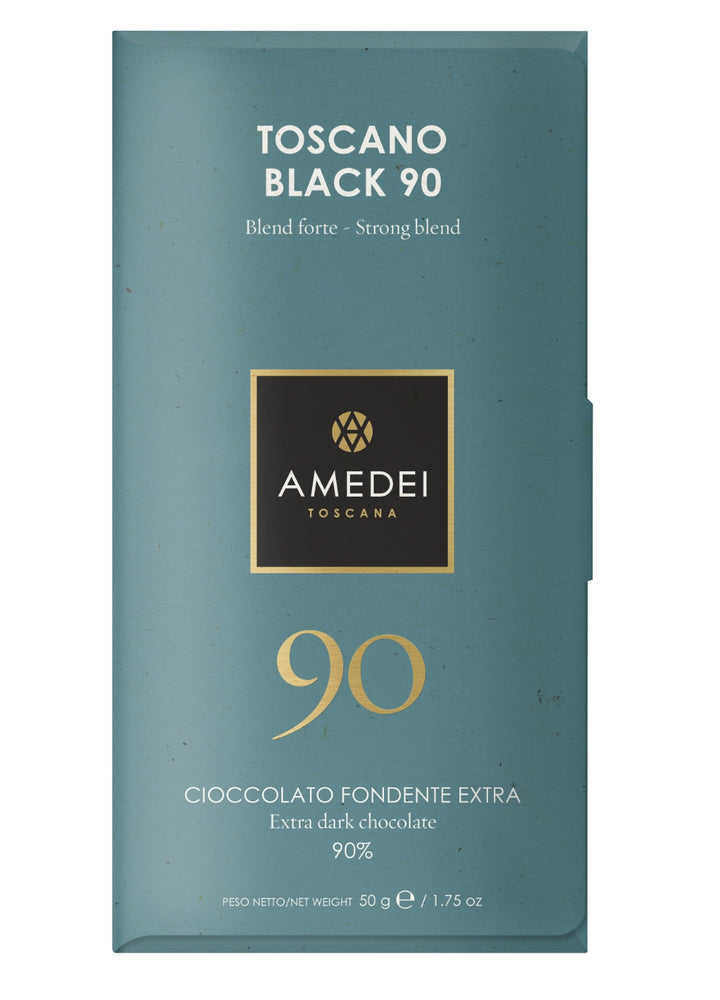 
            
                Load image into Gallery viewer, Toscano Black Extra Dark Chocolate 90% Bar
            
        