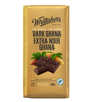 Whittakers 72% Dark Ghana